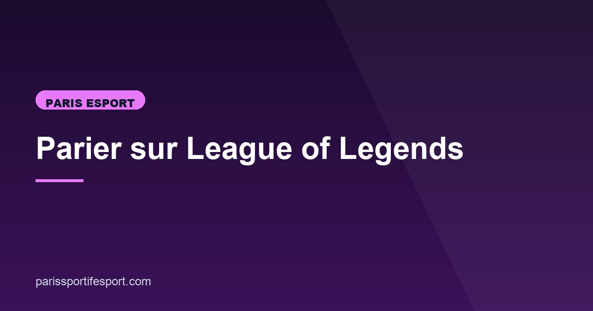 Illustration de l'article consacré aux paris sur LoL